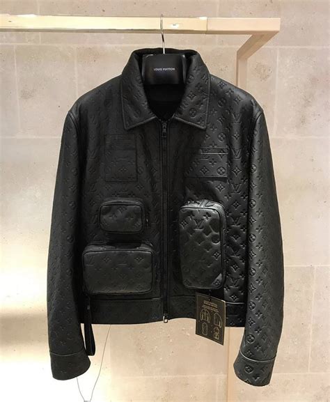 black louis vuitton jacket.